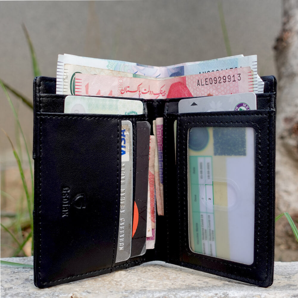 Slim Leatherette Wallet | Huge Capacity
