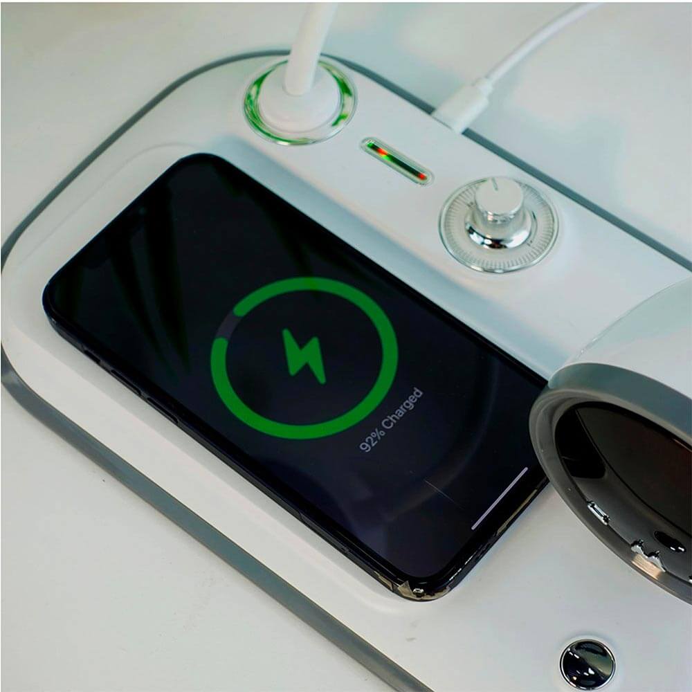 3-in-1 Wireless Charging Station with Adjustable Lamp & Alarm Clock