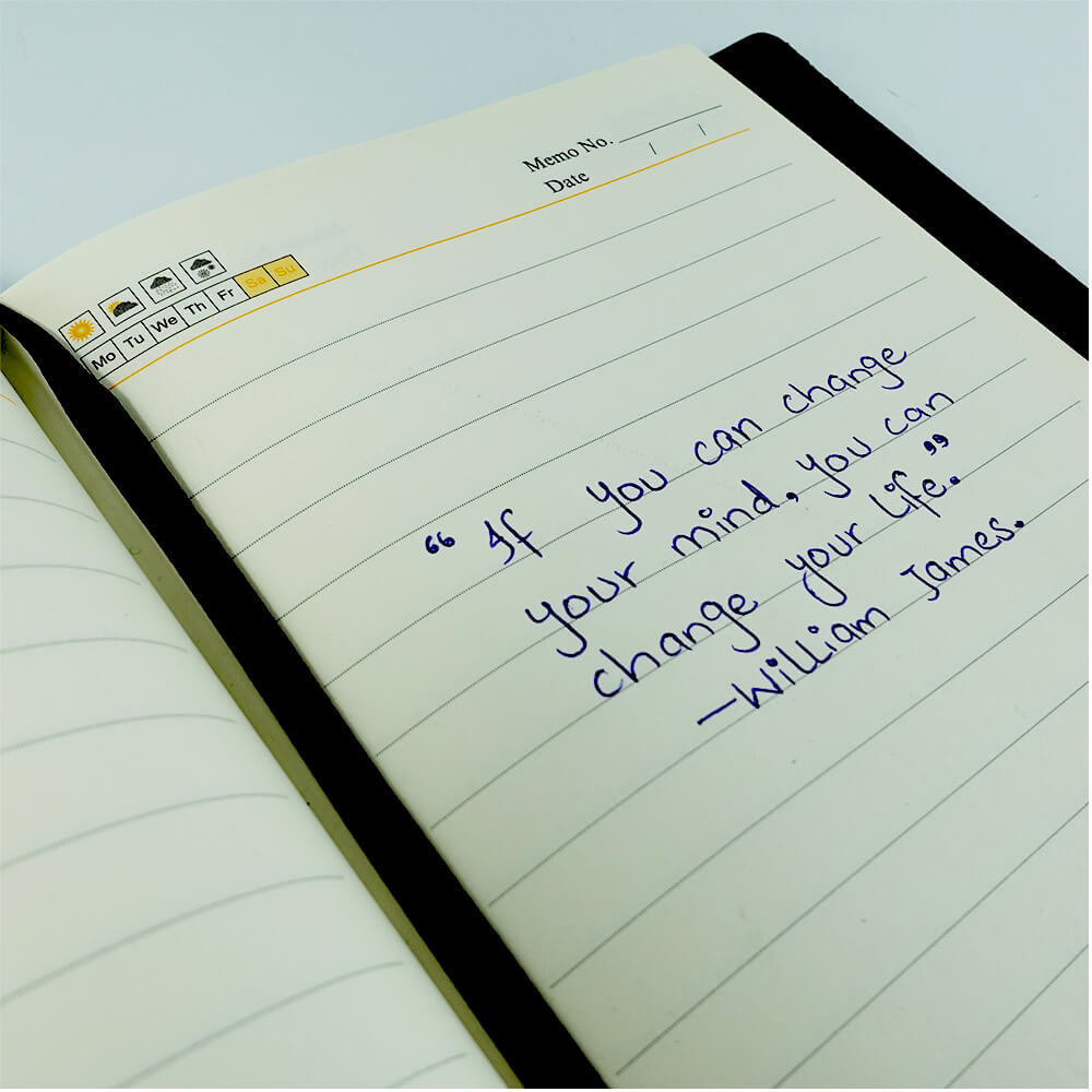 Premium Fabric Diary with Mobile Dual Pockets & Pen Holder