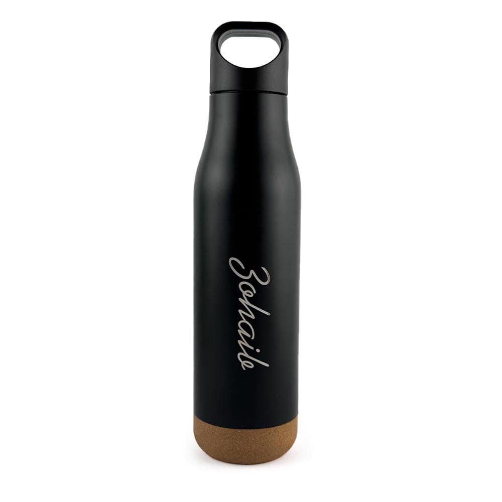 Travel Bottle With Carry Handle & Cork Base