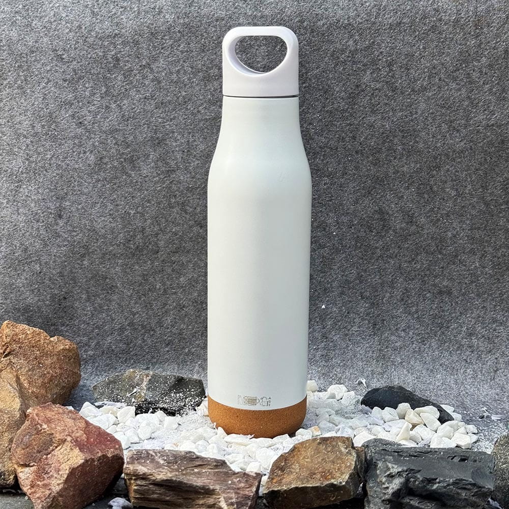 Travel Bottle With Carry Handle & Cork Base