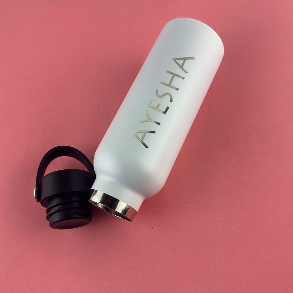 Premium Insulated Water Bottle with Handle Personalized