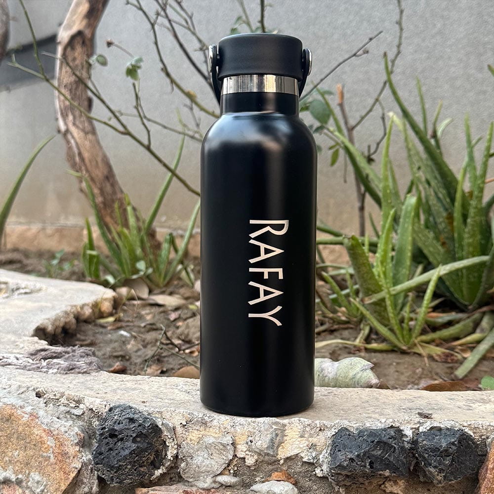 Premium Insulated Water Bottle with Handle Personalized