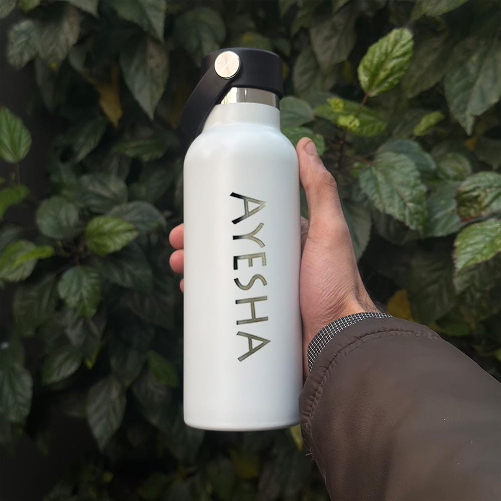 Premium Insulated Water Bottle with Handle Personalized