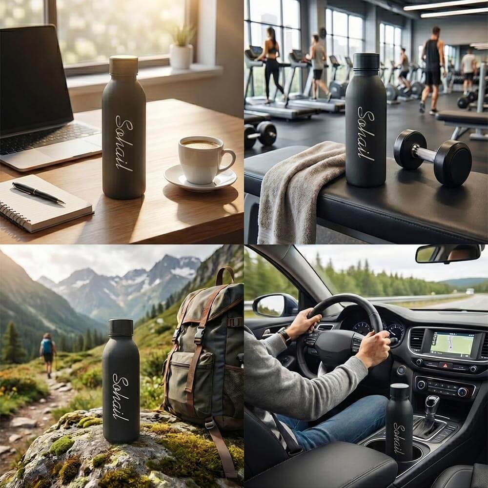 Matte Hot & Cold Minimal Style Bottle