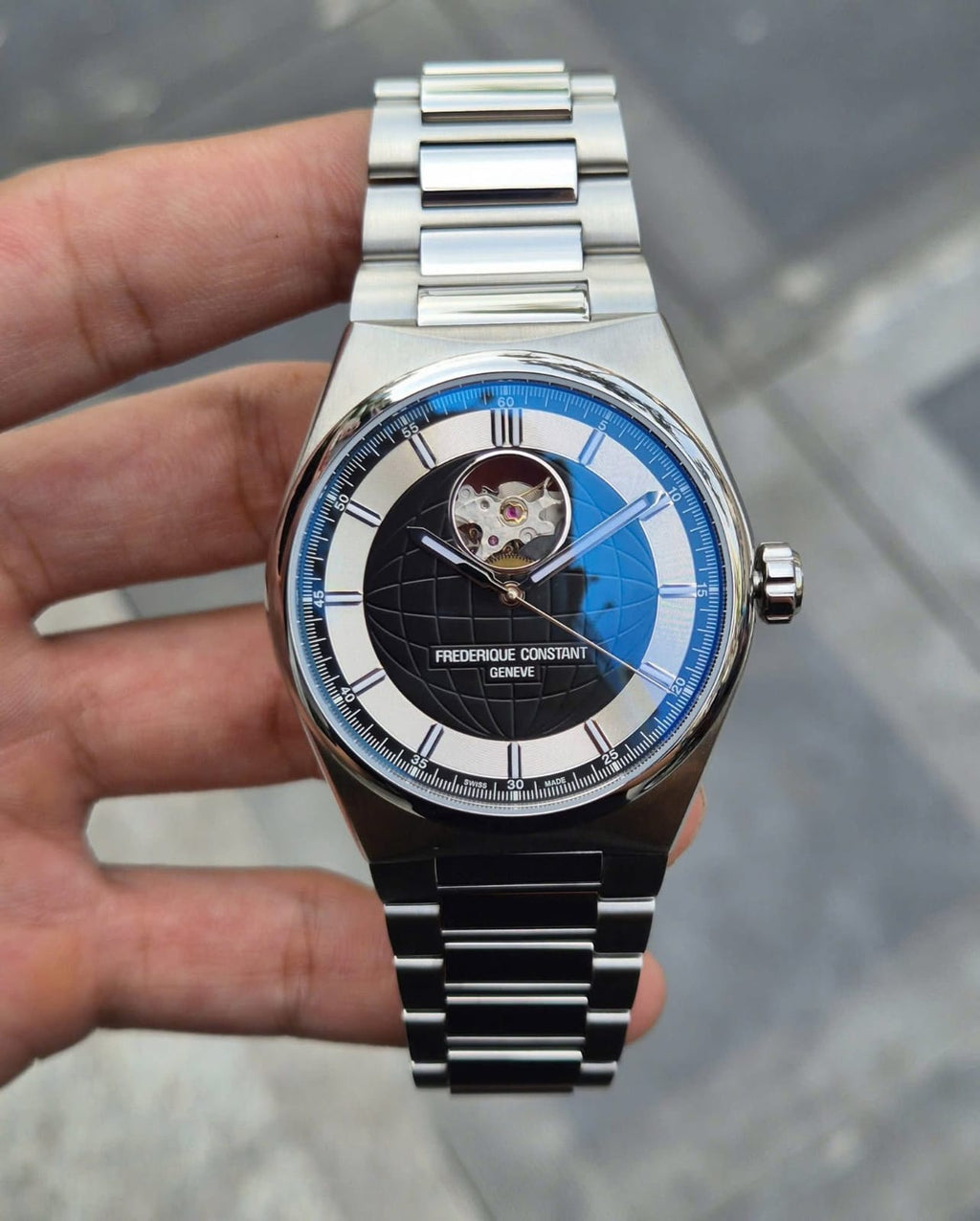 Prestige Open-Heart Automatic Watch – Dual Strap Edition