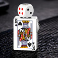 Royal King Card Dice Lighter – Ignite in Style