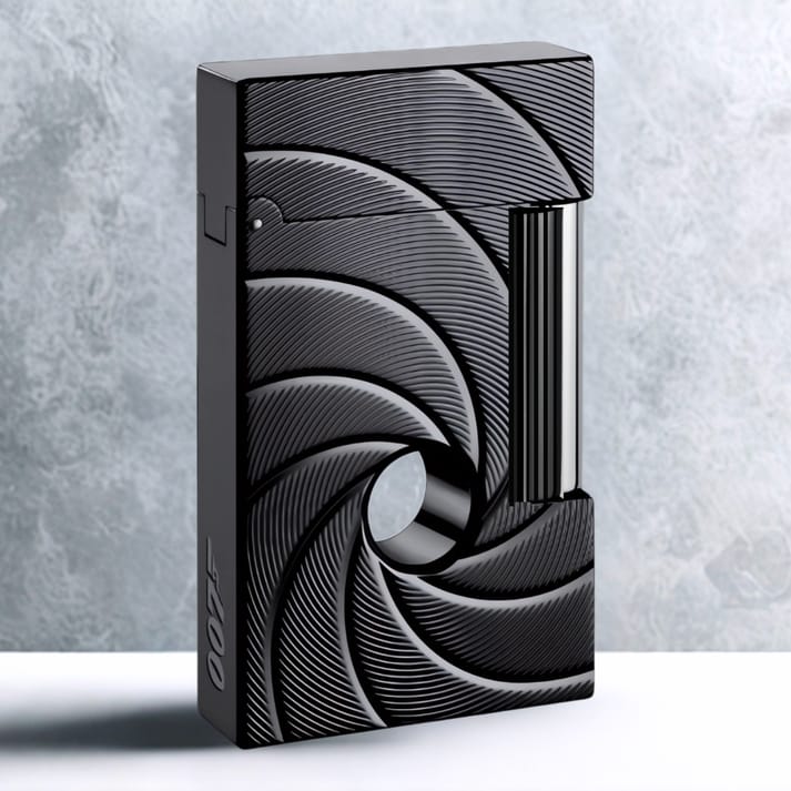 Luxury Windproof Metal Lighter – Black Edition
