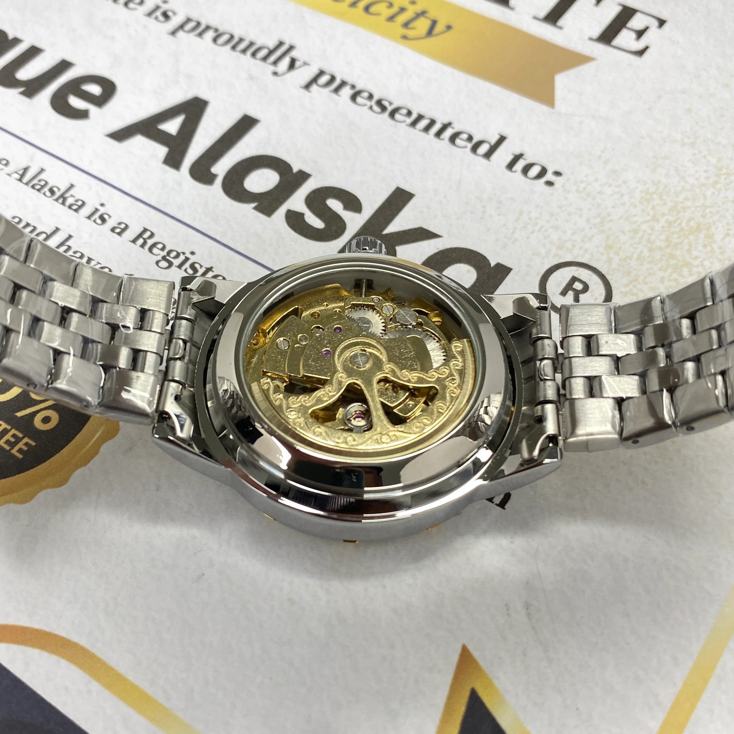 SKELETON AUTOMATIC WATCH FOR MEN